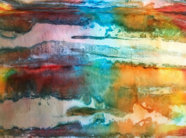 Hand dyed Wrap -Tie Dyed
