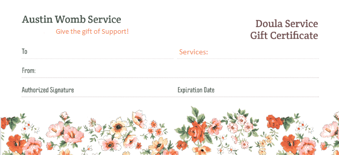 Gift Certificate